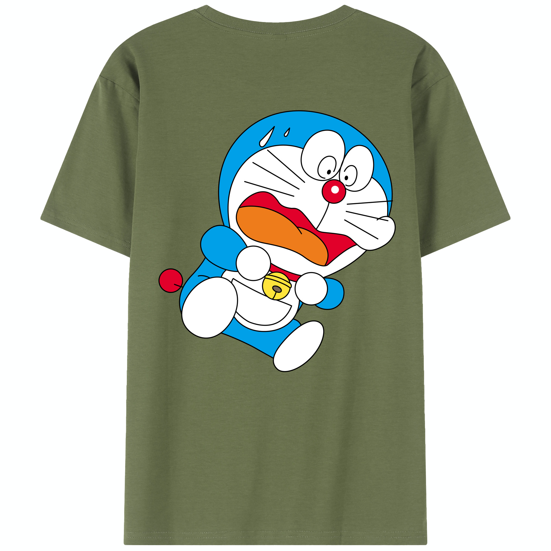 （画像用） ドラえもん Doraemon 綿100％半袖Tシャツ（背面プリント）